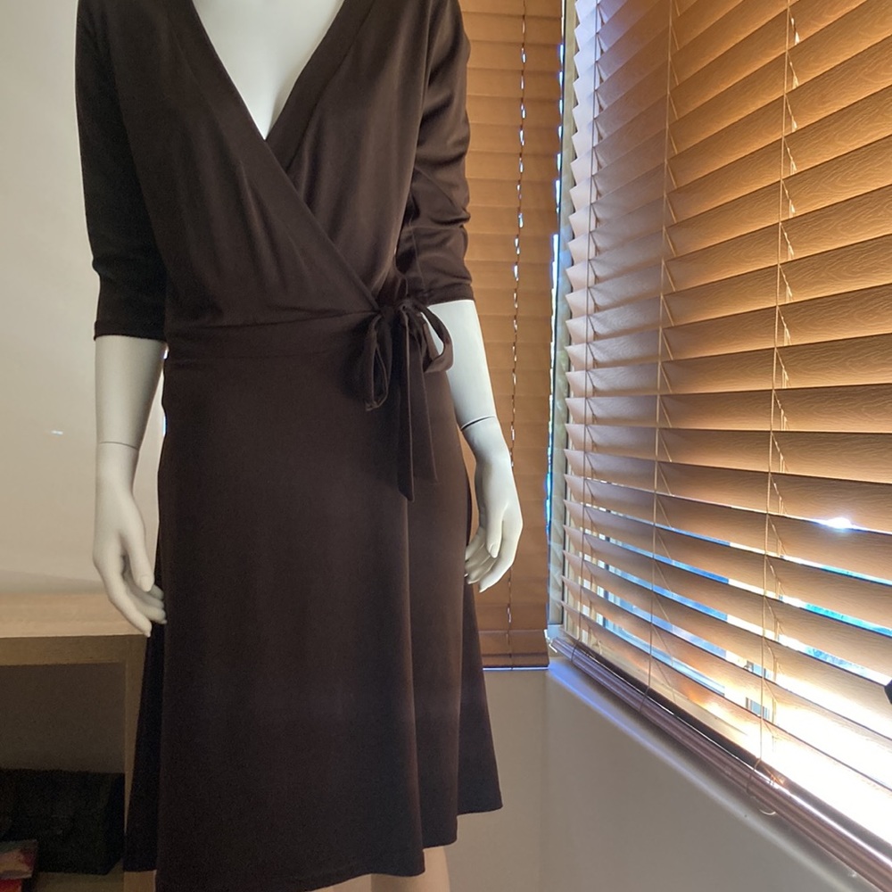 Wrap Dress miss me design vintage Made In Australia size 12 - Picture 1 of 6